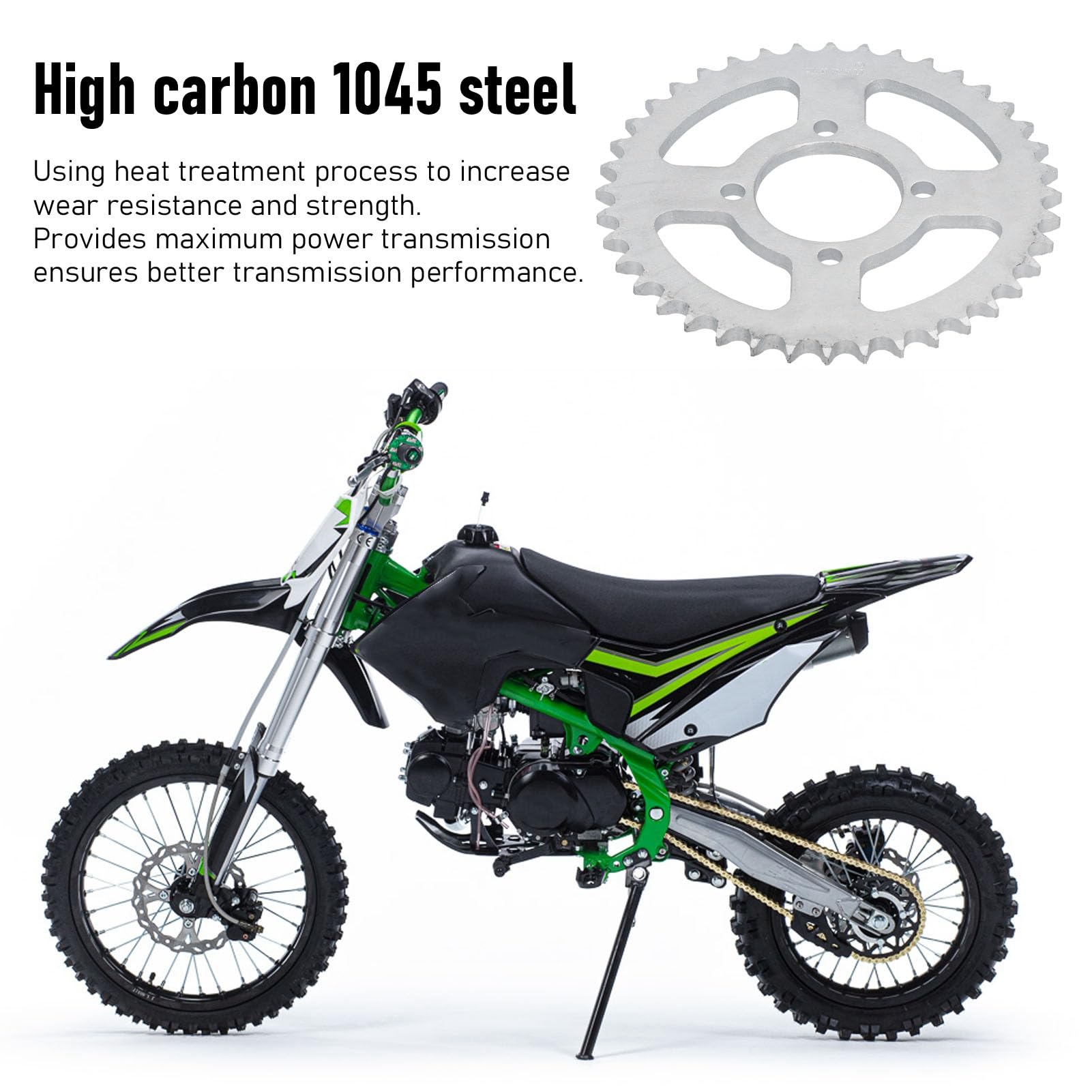 M650 Hinteres Kettenrad 41 Zähne PIT Bike Kettenrad Kettenrad 41 Zähne 428 Kettenrad Hinten 2 Zoll Passend für 110 Cc 125 Cc 140 Cc PIT PRO Trail Bike Dirt Bike