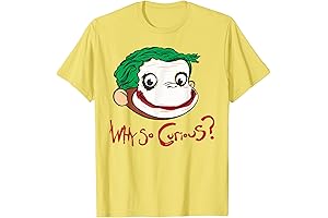 Funny Curious George Birthday Party Supplies Kids Tee