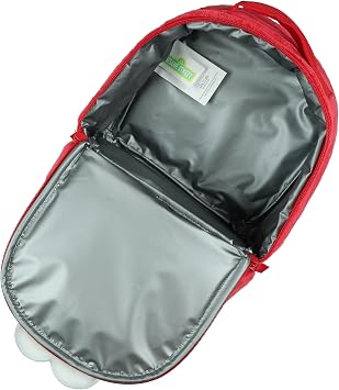 INTIMO Sesame Street Lunch Bag Plush Elmo Insulated Dual Compartment Tote 10