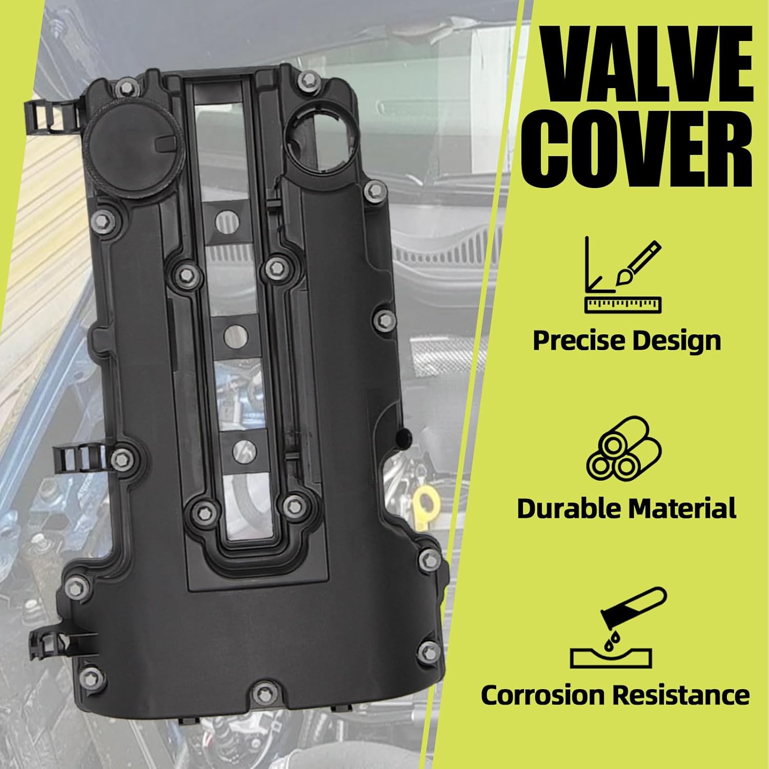 Engine Valve Cover Compatible with 2011-2021 Chevrolet Cruze Sonic Trax Volt Buick Encore Cadillac ELR 1.4L