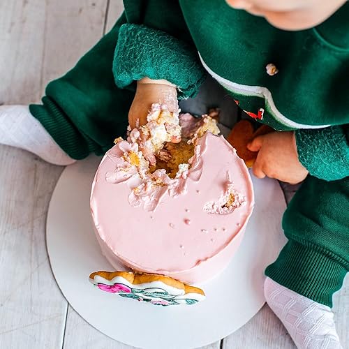 Miniatura 8 de MT Products - Círculo de pizza o pastel blanco corrugado resistente de 14 pulgadas para mostrar pasteles (15 piezas) - Fabricado en los Estados