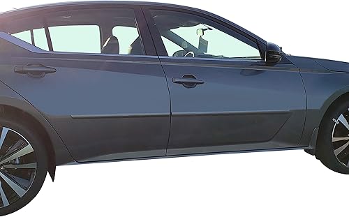 Molduras laterales para el cuerpo hechas para Altima 2019-2023 pintadas en el código de pintura de fábrica de su elección EBL Trap