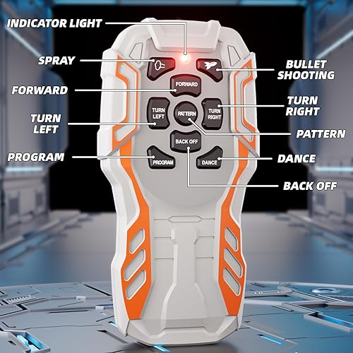 Miniatura 5 de Juguetes robot, juguetes de robot de control remoto para niños de 3-5, 4, 6, 6-8, robots RC con spray de baile de música para caminar, kits de bots