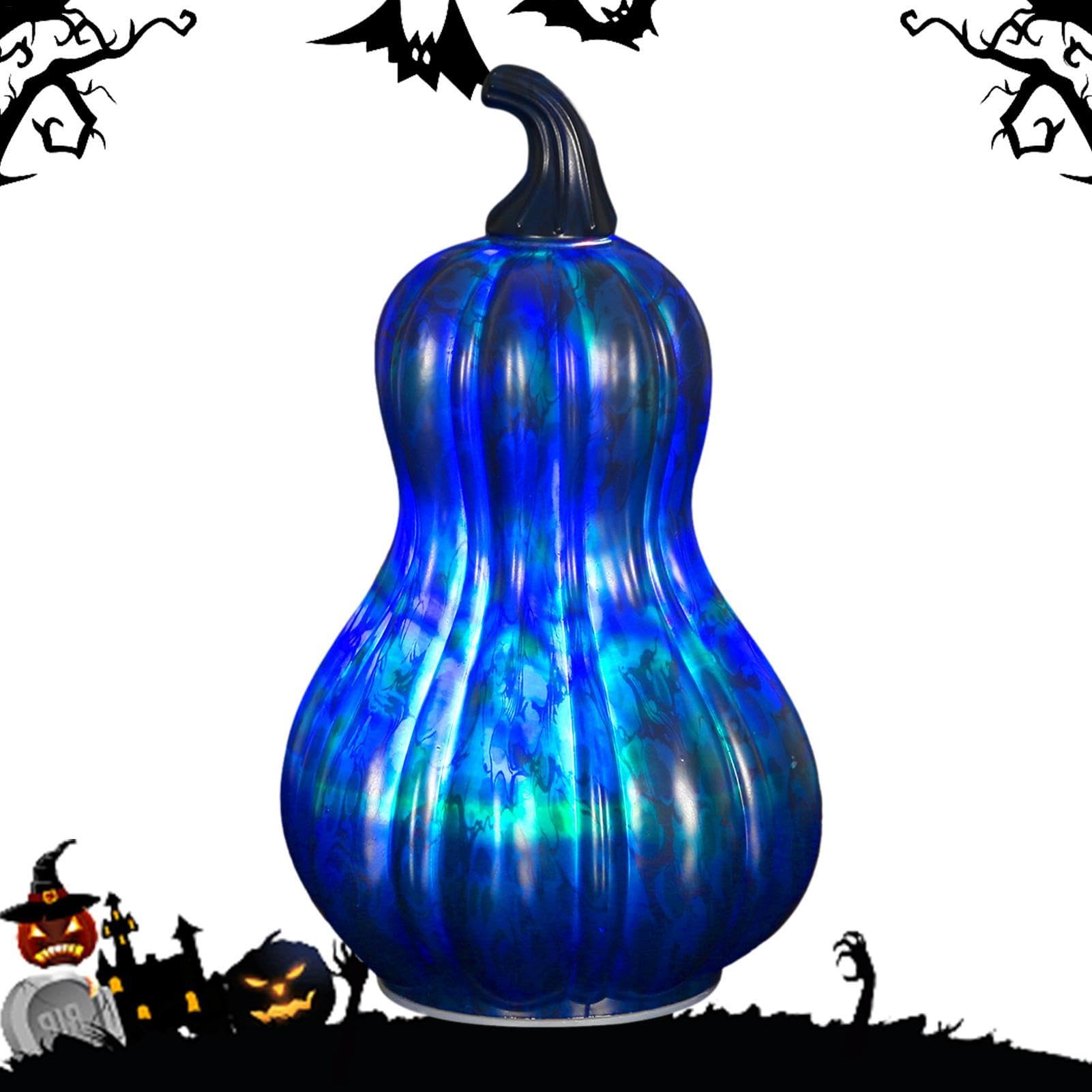 Ghirlanda Luci Zucche Halloween - 1,5 Metri Con 10 Luci Gialle | Decorazione Interna Ed Esterna