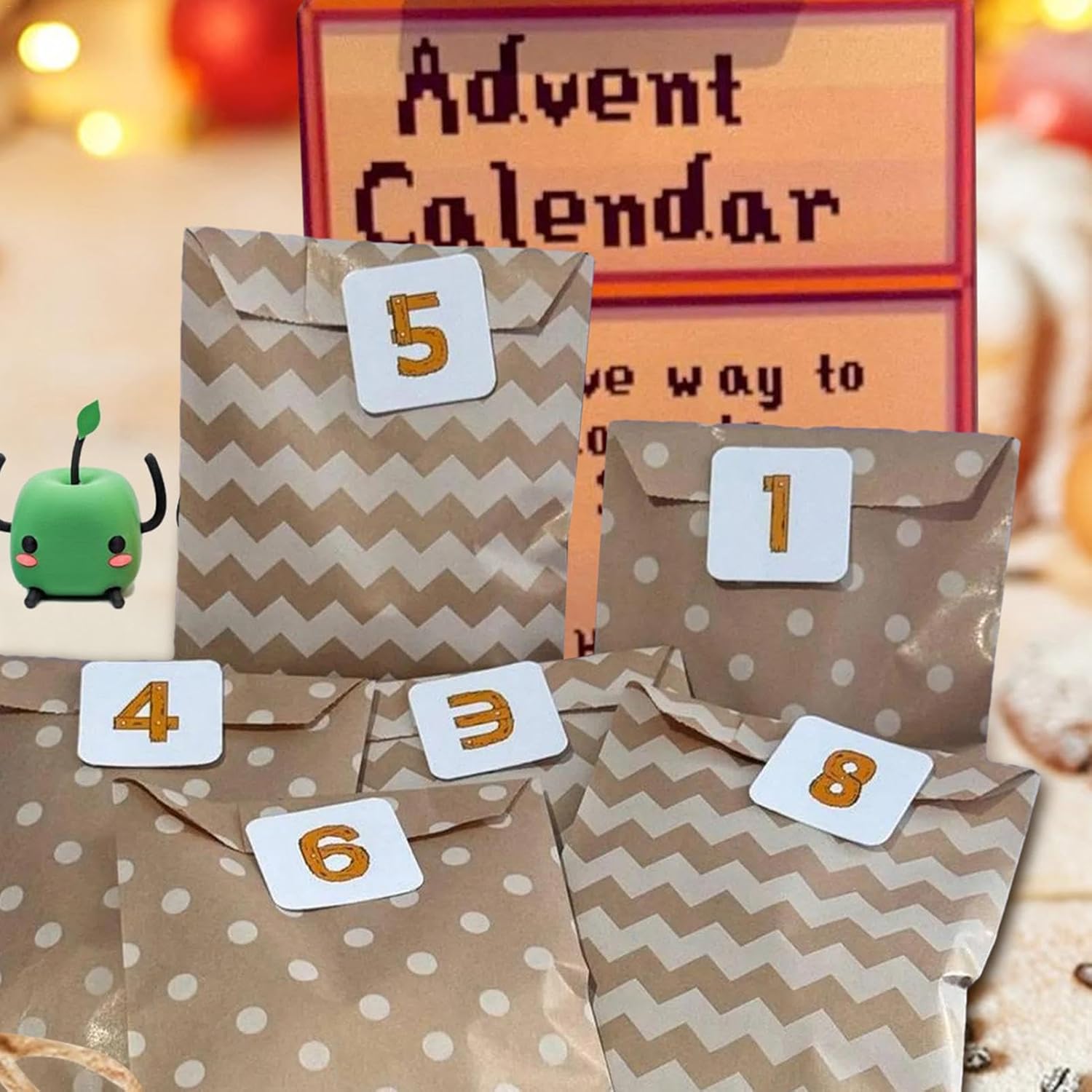Stardew Valley Advent Calendar, Stardew Valley Advent Calendar, 24-Day Christmas Advent Calendar, Contains 24 Handmade Crafts for Children and Adults