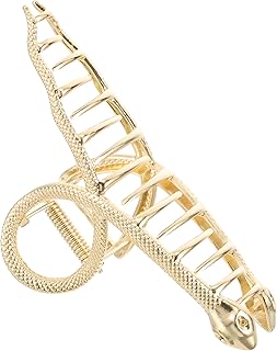 توكة شعر فريدة من نوعها بتصميم ثعبان، مشابك شعر على شكل ثعبان بتصميم عملي أنيق وإضافة لا غنى عنها لمحبي الموضة