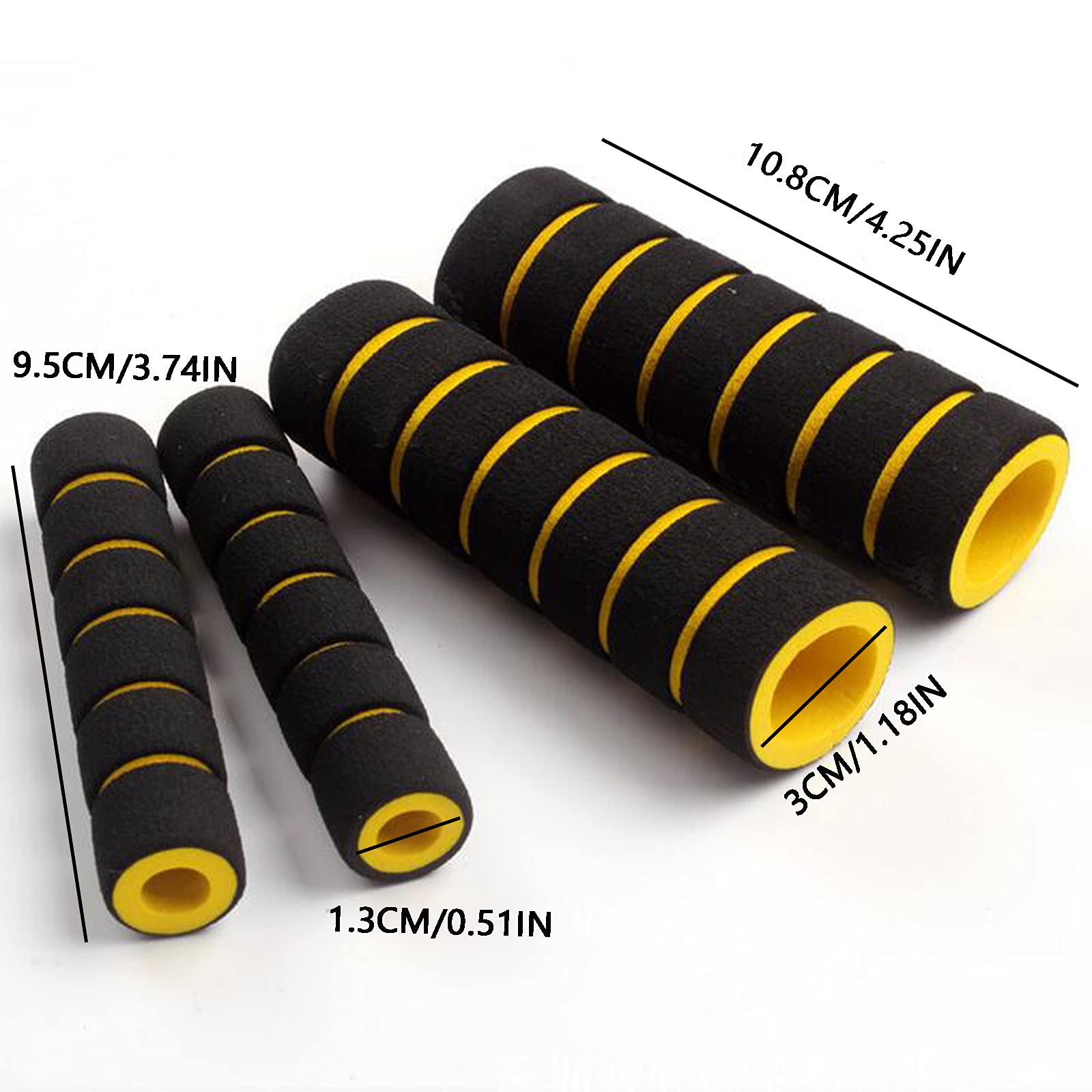 Poignées De Guidon Vélo En Silicone - Confortables, Antidérapantes, Faciles à Installer - Pour Remplacer Les Poignées Usées - 2