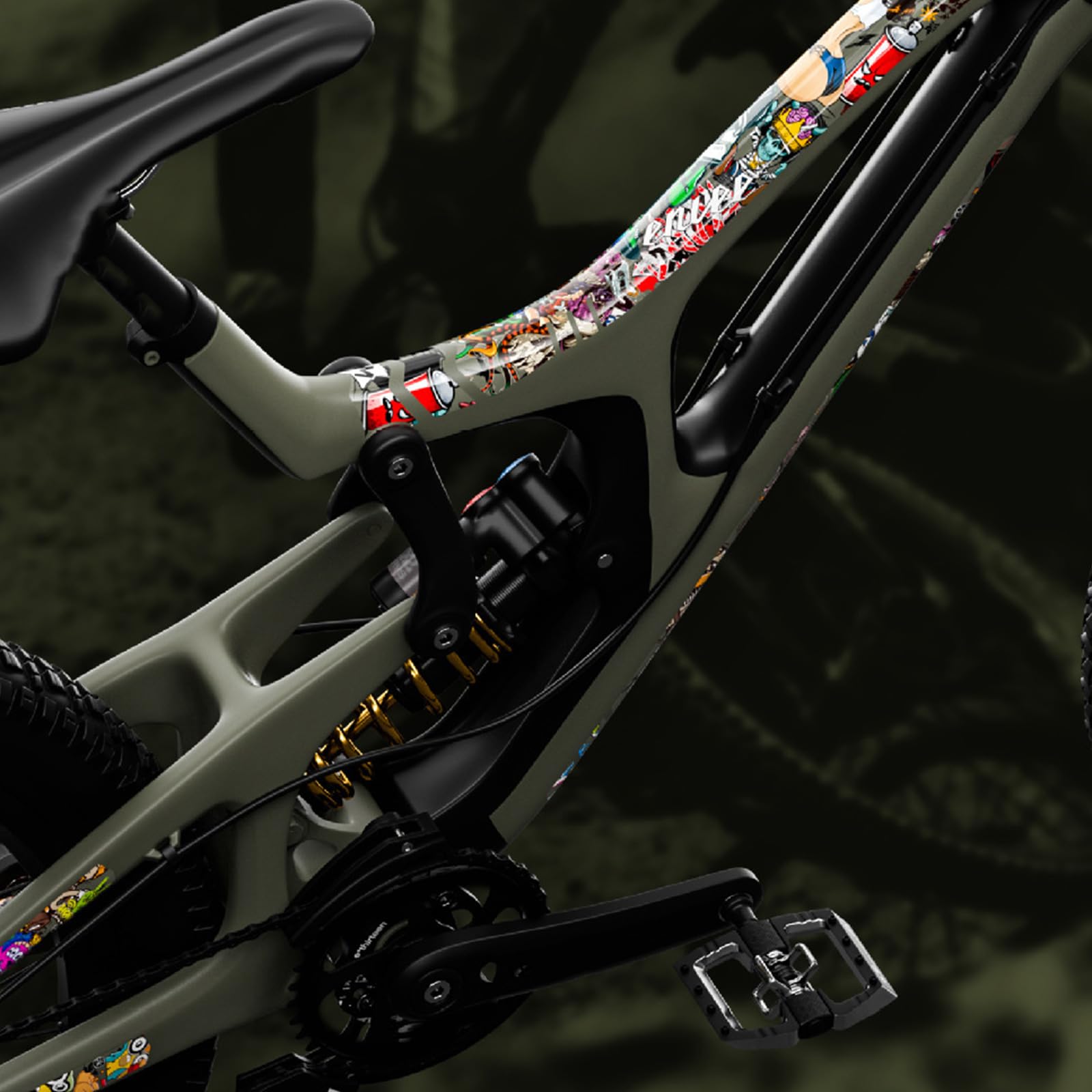Rennrad-Schutzfolie, abnehmbarer Aufkleber, rutschfester Schutz, Rahmenabdeckungen, kratzfeste Fahrrad-Schutzfolie, Fahrrad-Aufkleber Spielzeug