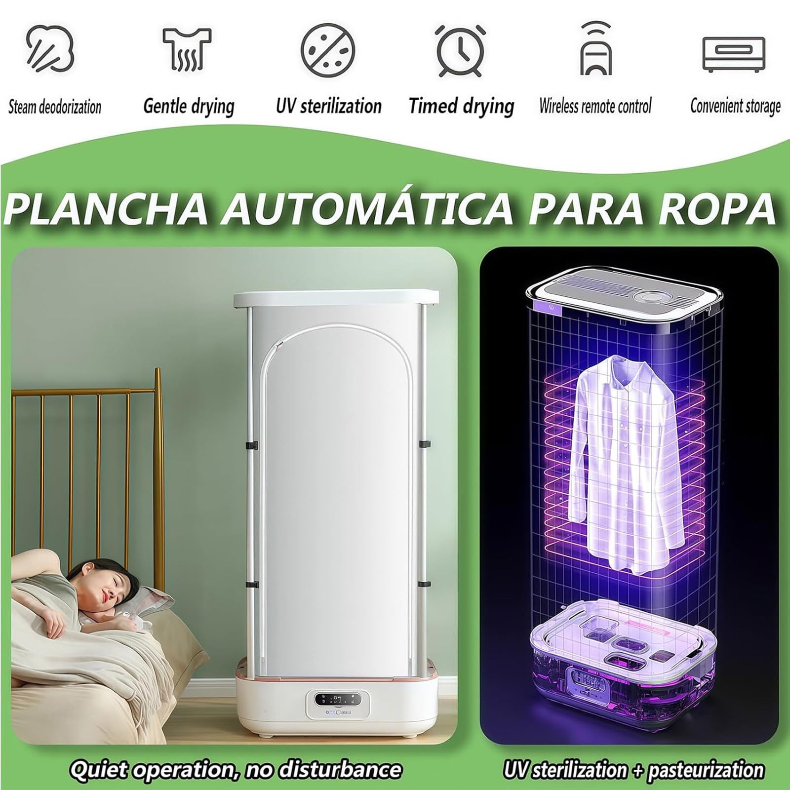 Smart Clothing Care Machine Vollautomatische Dampfbügeltrockner Faltbar mit Quick Dry Funktion
