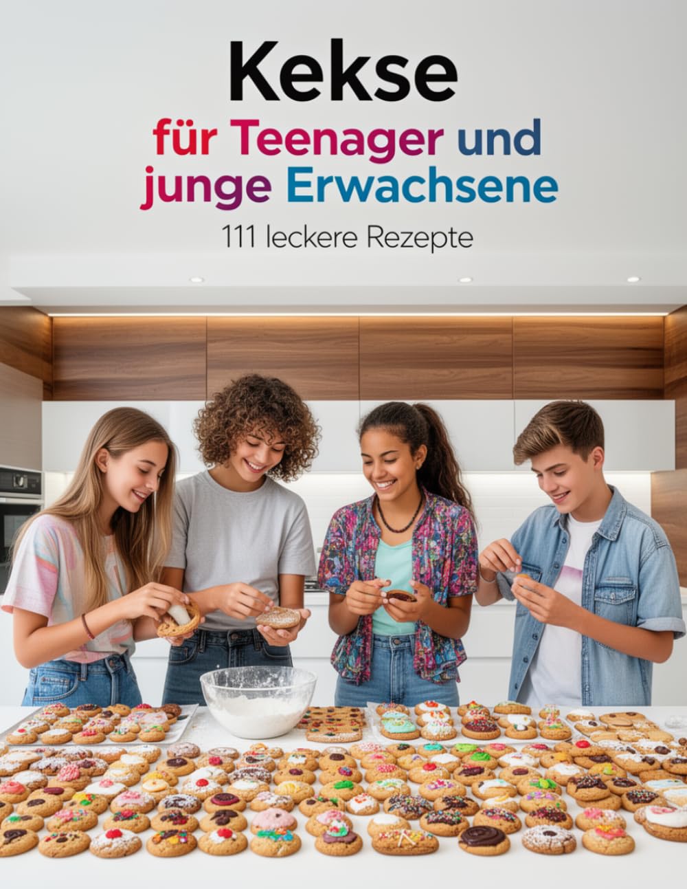 Kekse für Teenager und junge Erwachsene - 111 leckere Rezepte: geniale Kekse, gefüllte Cookies & Sandwich-Kekse für Schüler, Teenager und Studenten - ... & Backen für Teenanger und junge Erwachsene)