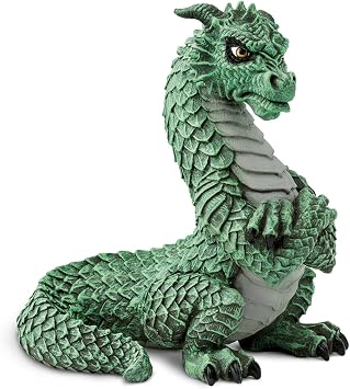 Safari Ltd. Grumpy Dragon Figurine - Detailed 4.25" Model Figure - Fun Mythical Creature Play Toy for Boys, Girls & Kids Ages 4+