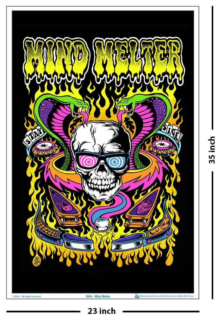 Amazon.com: Scorpio Posters Mind Melter by Dirty Donny Blacklight