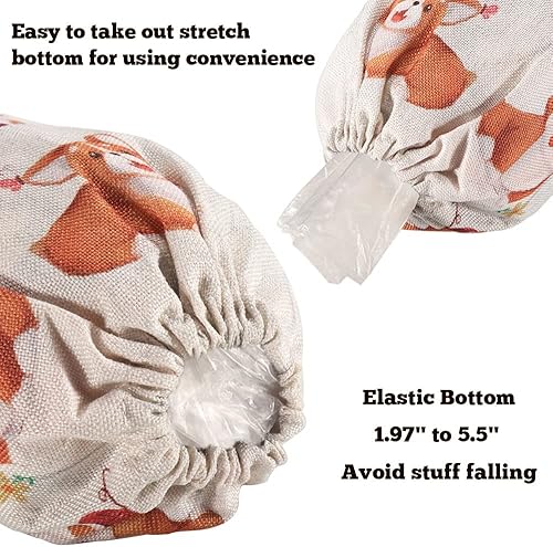 Miniatura 3 de 2 bolsas de plástico para perros Corgi para artículos esenciales de cocina, organizador reutilizable para colgar bolsas de comestibles, dispensador