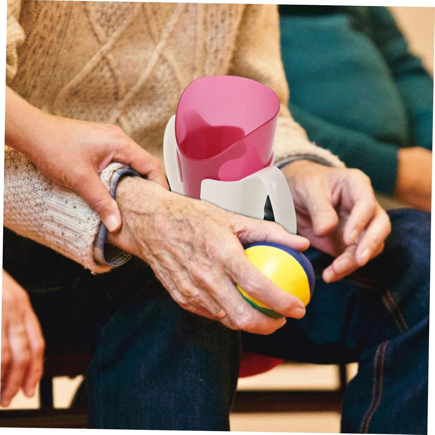 OUNONA Adaptive Utensils Nursing Cup Convalescent Feeding Cup for Bedridden Patients Safety Features