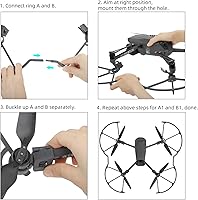 Vista 8 de BTG Protectores de hélice de liberación rápida compatibles con DJI Mavic 3 Pro Accesorios Piezas de repuesto