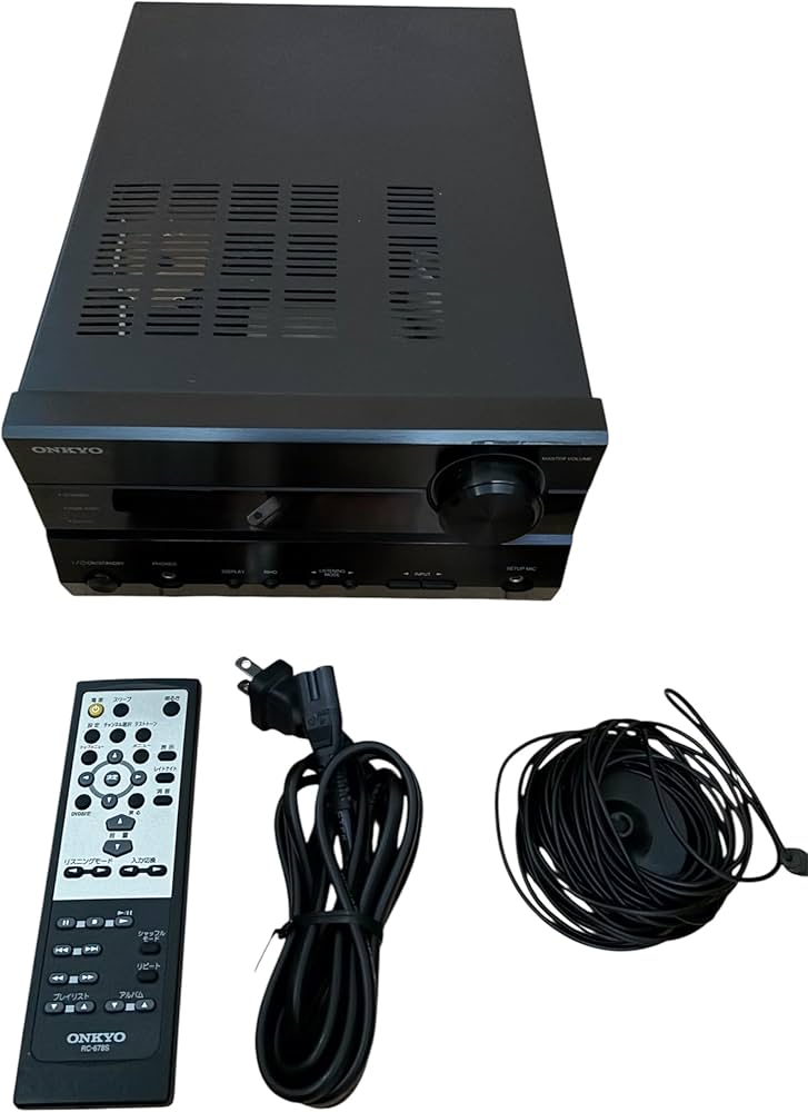 ONKYO SA-205HD ブラック　リモコン付き Amazon.co.jp: ONKYO 5.1ch対応AVセンター 最大出力30W×5 SA