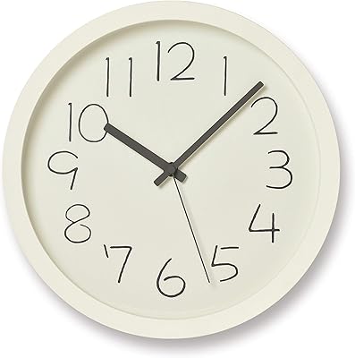 Amazon Co Jp 無印良品 駅の時計 ミニ 置時計 マグネット付 ホワイト 小 ホーム キッチン
