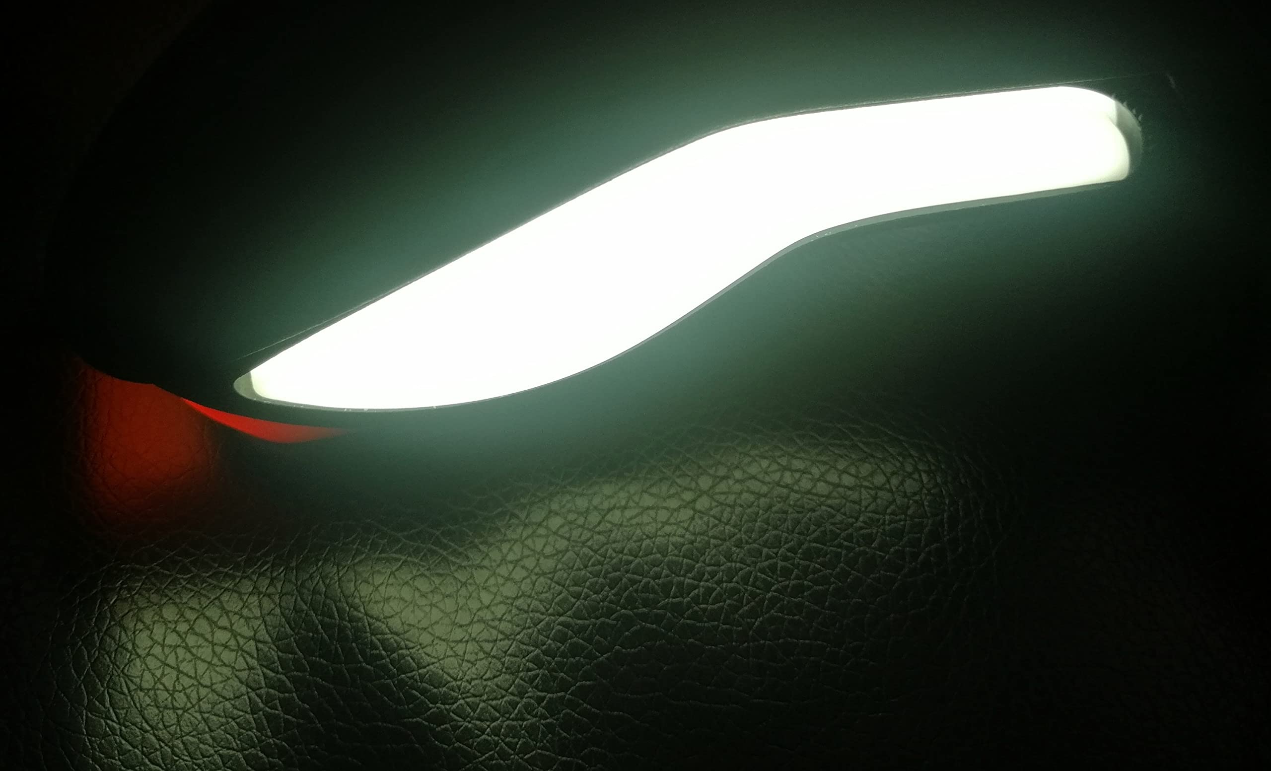 2x Fanalini Luci Ingombro Con Freccia Dinamica Neon Bianco Rosso Arancio 19cm Camion Luce Van Luci LED per Rimorchio 12-24V