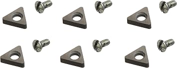 Ammco 9069146 Negative Rake Carbide Insert, Pack of 6