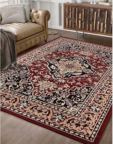 Miniatura 233 de Superior Alfombra de interior, respaldo de yute, alfombras para comedor, cocina, suelos de dormitorio, decoración tradicional del suelo, alfombra