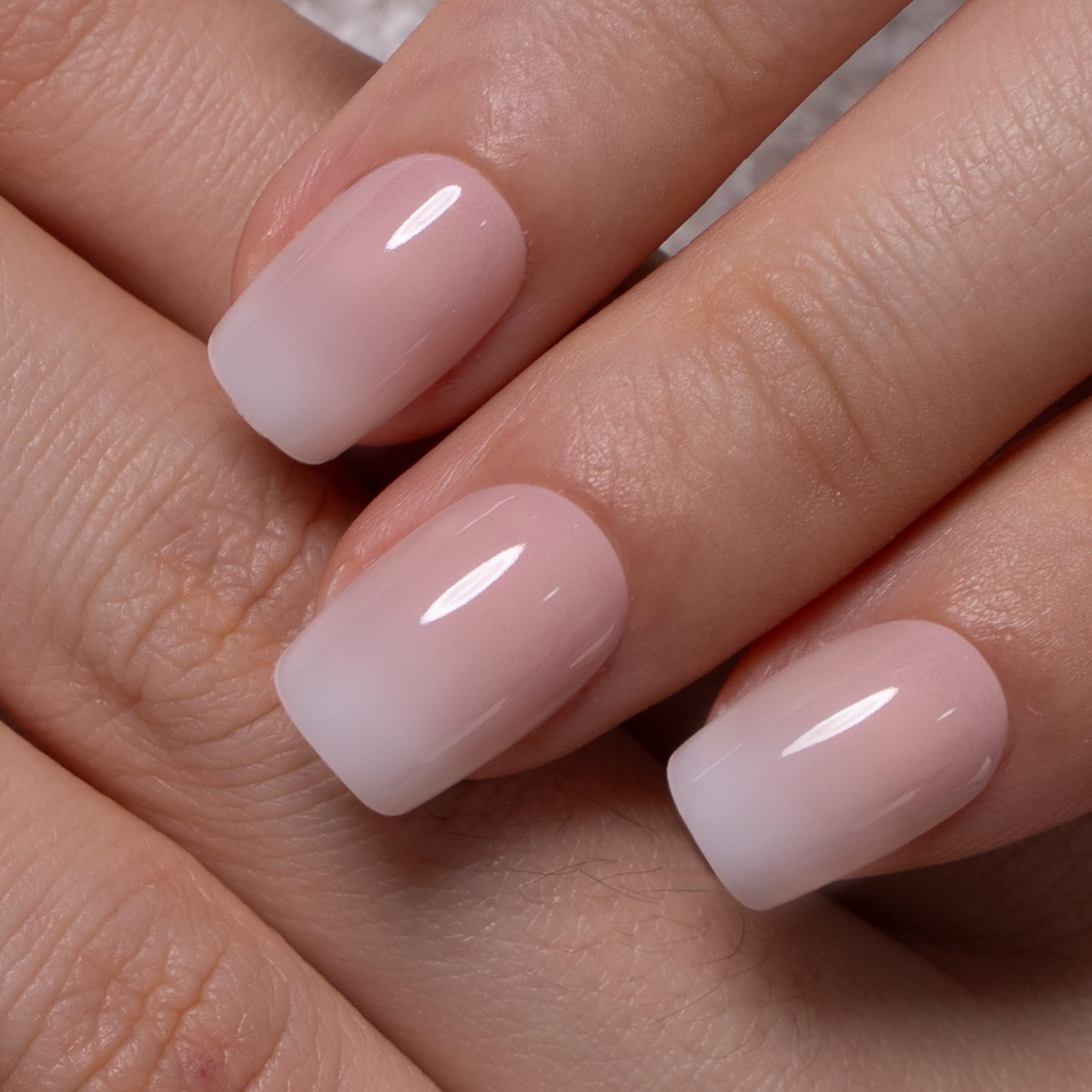 CurvLife Press On Nails - Nude Peach Pink -30 CurvLife Press On Nails - Nude Peach Pink -30