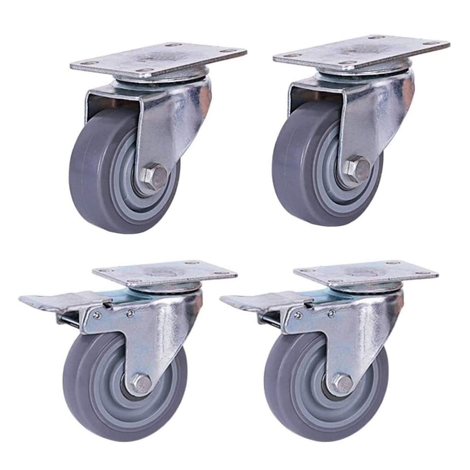 Roulettes de meubles 75 mm pour déplacer facilement vos établis de garage