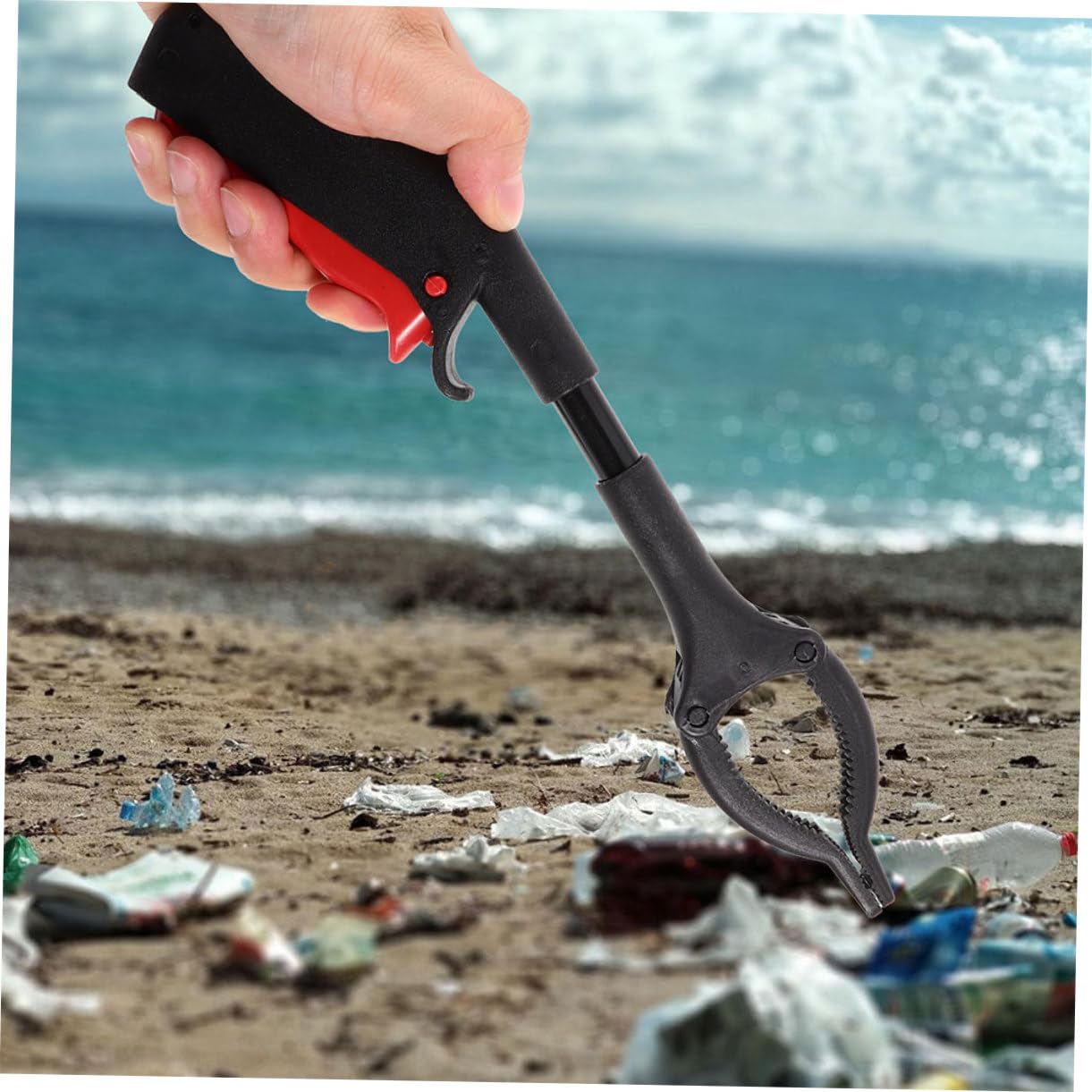 Amazon.com: FONDOTIN 2pcs Garbage Picker Grabber Tool Multi-Functional  Pickup Stick for Trash Bottle Cigarette Reaching Tool for Home Office :  Health & Household