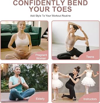 3/6 Pairs Pilates Socks for Women,Grip Yoga Socks Non Slip for US Sizes 6.5-10