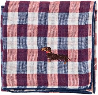 スーベニール わんこハンカチ 犬の刺繍入りガーゼハンカチ