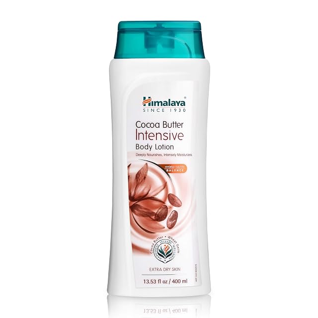 Himalaya Cocoa Butter Intensive Body Lotion for Extra Dry Skin 13 53 oz 400ml