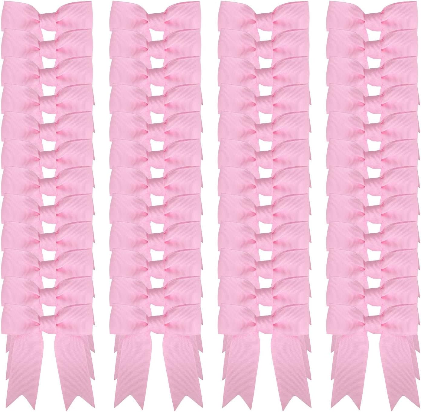 Amazon.com: GUIFIER 30 Pack Mini Satin Ribbon Bows with Glue Point ...