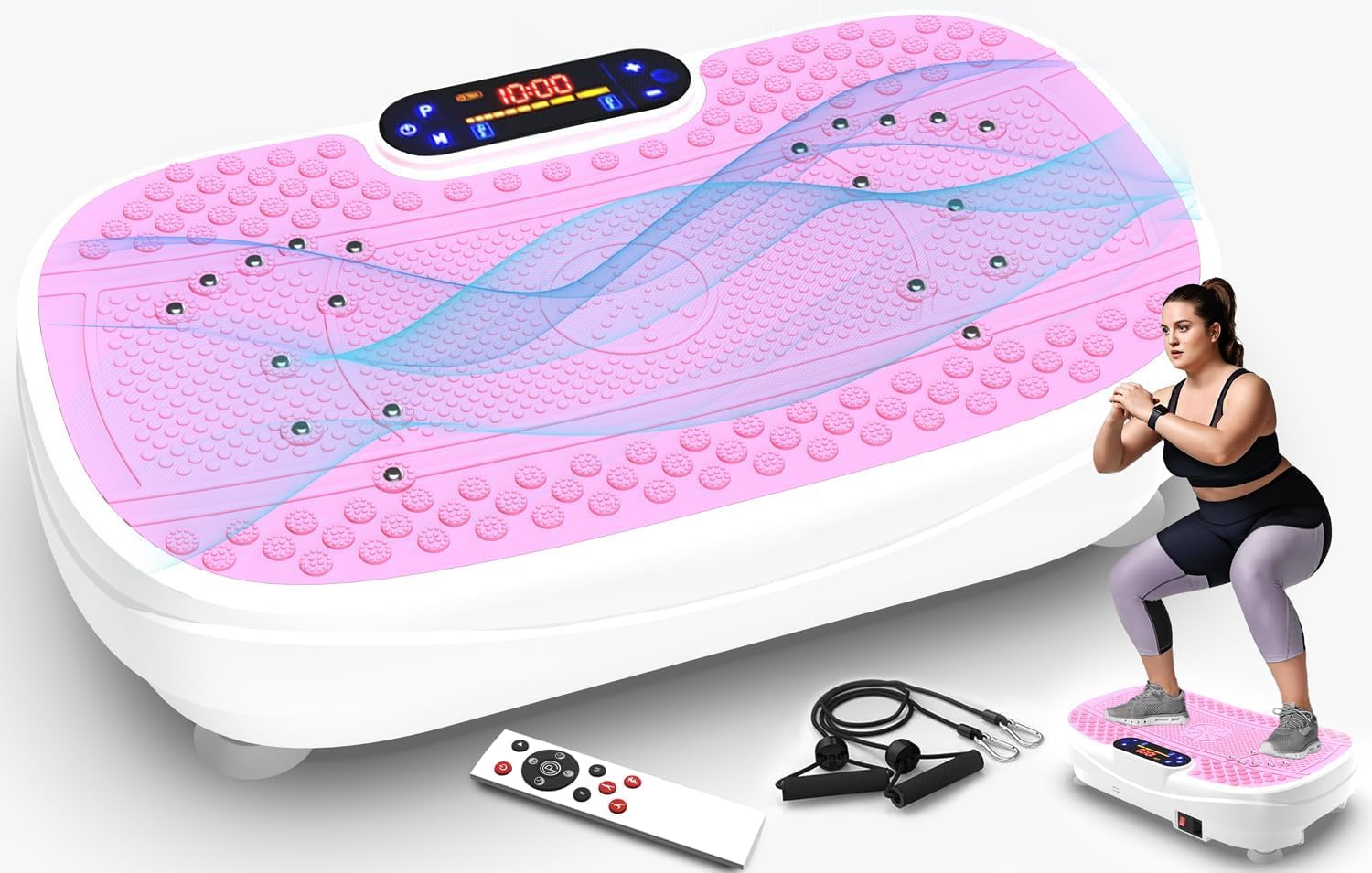 Vibration Plate Exercise Machine Fitness Platform Exercise Machine Full Body Shaker Workout Vibrate Stand Shake Board Sport for