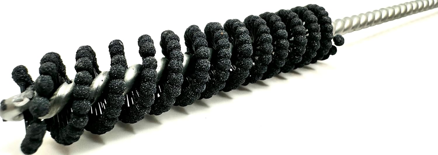 TwistFlex 1/2" 240SC Cylinder Hone | 0.5” (12.7mm) Flexible Cylinder Honing & Deburring Tool for Hole Diameters 0.46"- 0.50" | Silicon Carbide 240 Grit | Pack of 1