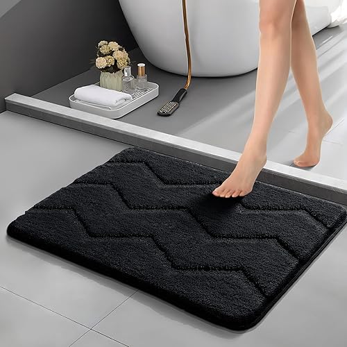 Alfombras de baño para baño, antideslizantes, ultra suaves, gruesas, para bañera, absorbente, para el suelo, de secado rápido, lavable a máquina, de