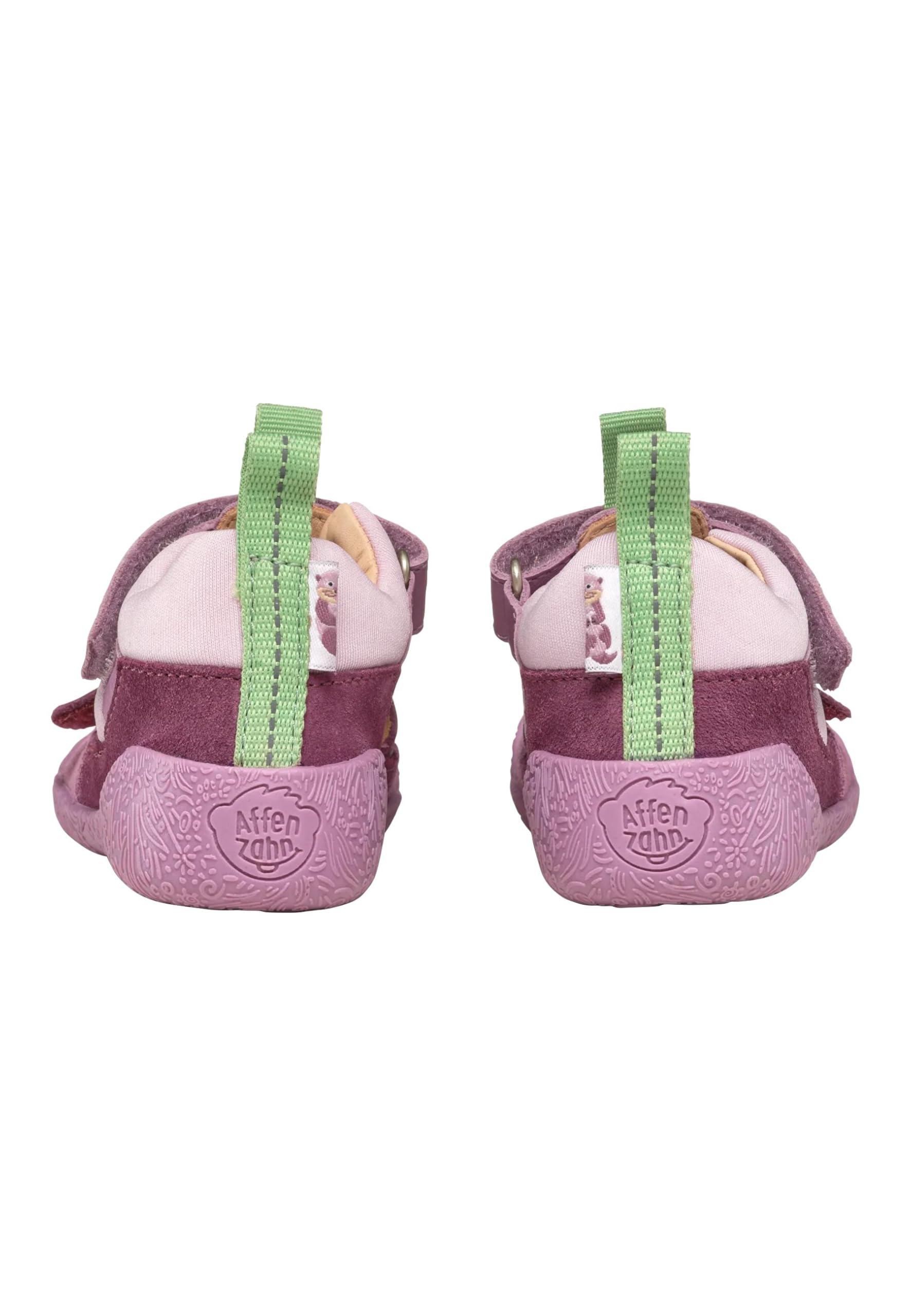 Affenzahn Sandali primi passi in pelle Freely con chiusura in , flessibili, traspiranti, leggeri, taglia 19-26