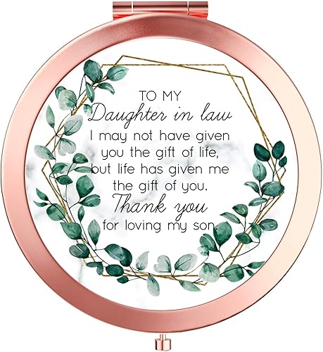 Miniatura 8 de Regalos para la madre del novio de la novia en el día de la boda, regalos de suegra para cumpleaños, Navidad, regalos para mamá de hija, espejo