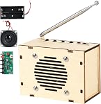 Science Kits pour les enfants âgés de 8 à 12 ans STEM Kits pour enfants de 8 à 10 ans, STEM Jouets construisez votre propre FM Kit radio, DIY Circuits électroniques à enclencher Projets Cadeaux pour les adolescentes Garçons 9 11 13 15 16+ (Bois classique)