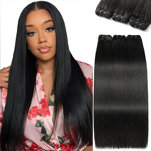 Brazilian Human Hair Bundles 24 26 28Inch 3 bundles Straight