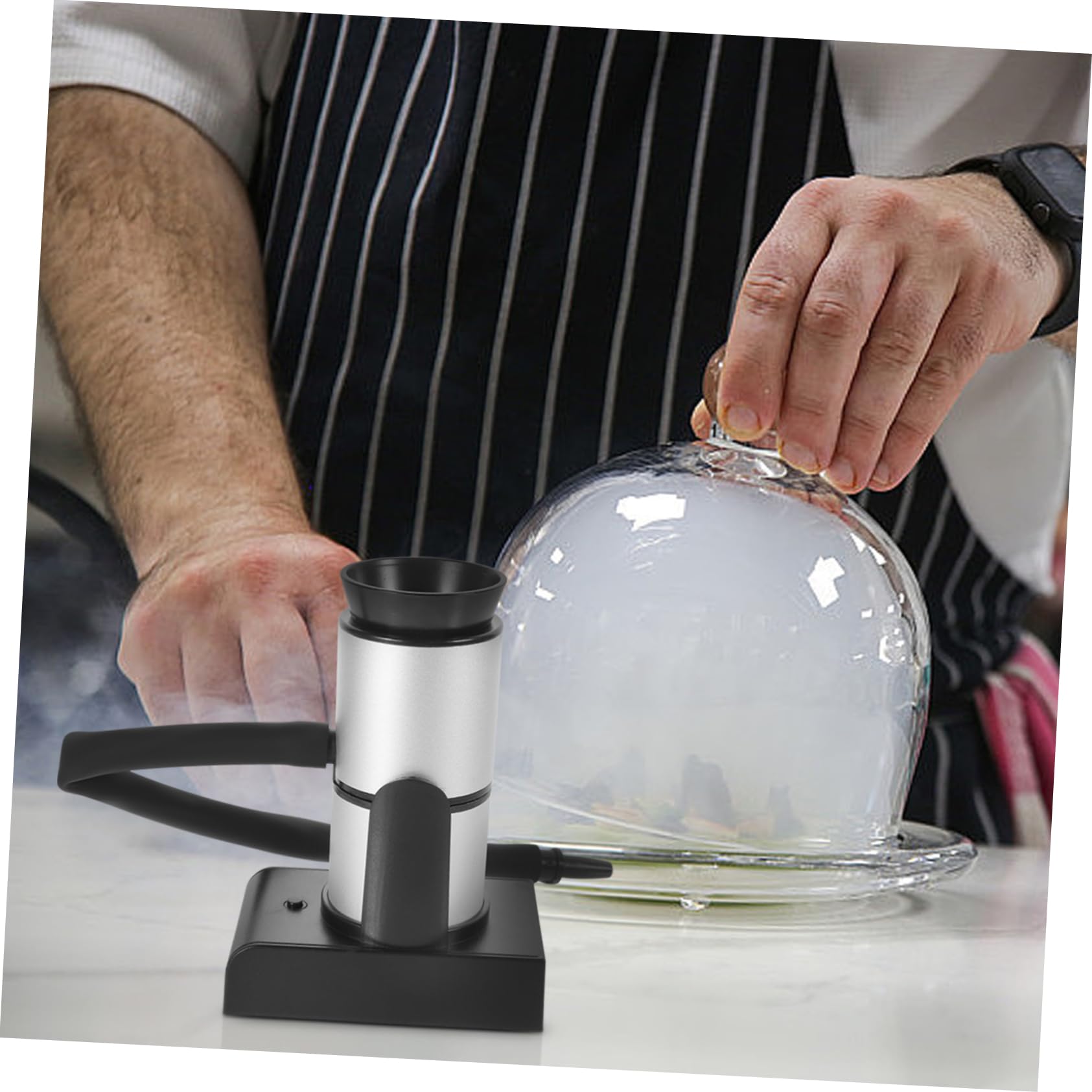 INOOMP Ahumador De Carne Portátil Generador De Humo Para Cocina Molecular Para Barbacoa Infusor De Humo