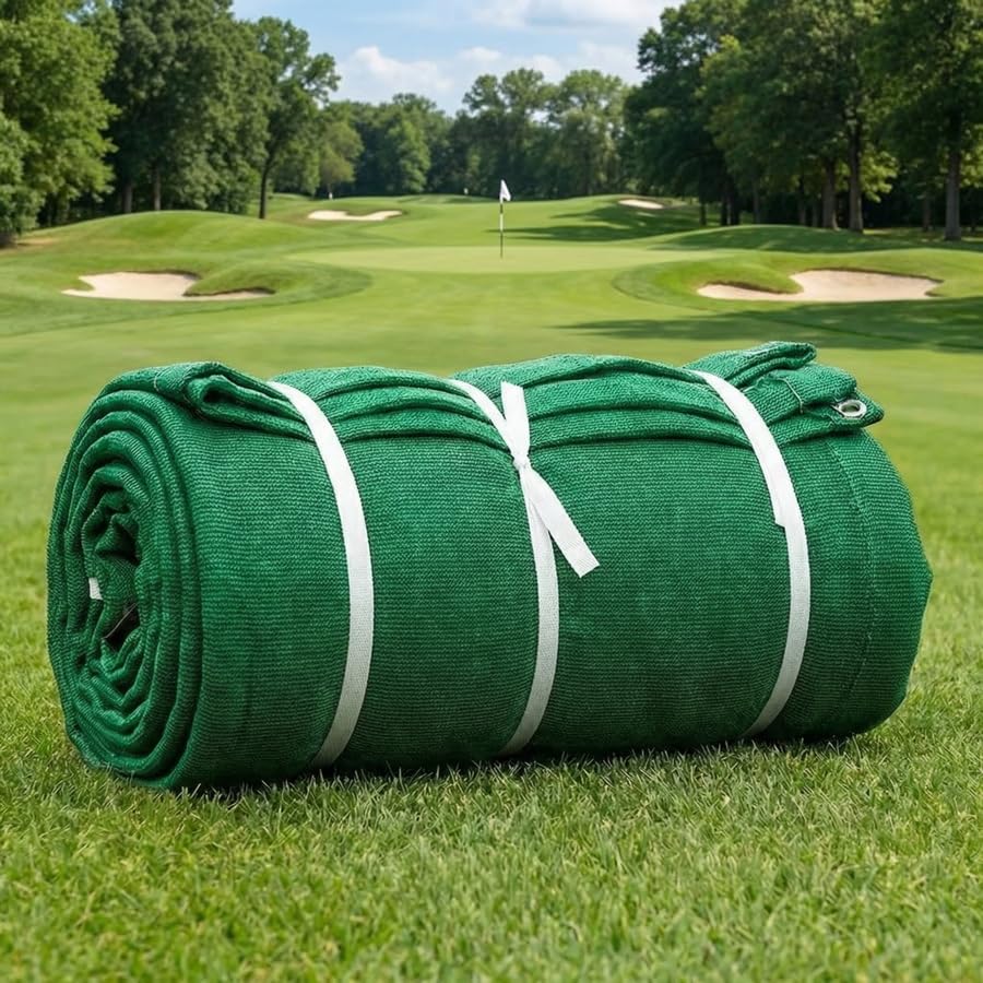 FORB Golf Impact Netting Panels - Variety of Archery Grade Netting Panels for Golf Practice | Premium Grade Netting for Your Golf Driving or Practice Net - [NET ONLY] (Green, 10ft x 6ft)