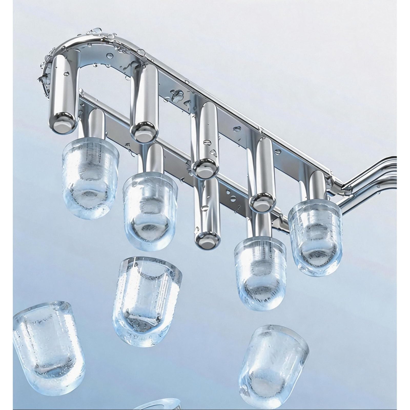 Máquina para Hacer Hielo en El Hogar, Máquina para Hacer Hielo en La Encimera, Sensor Infrarrojo Se Detiene con Hielo Lleno, Bajo Consumo de Energía, Se Adapta A Oficinas Y Dormitorios
