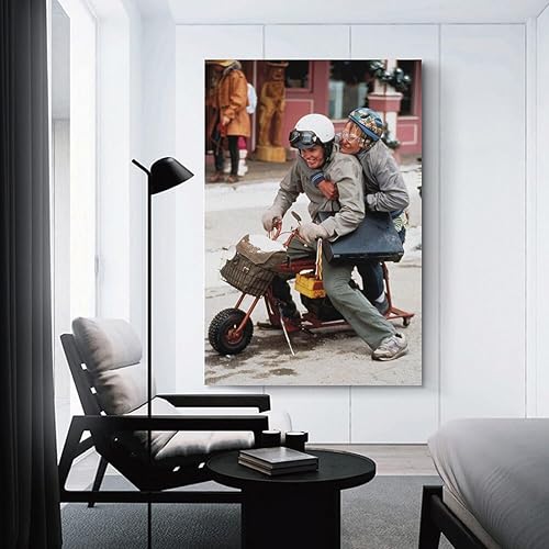 Miniatura 3 de Póster de la película Dumb And Dumber de Harry y Roy Poole Motocicleta Retro Divertida Comedia Retro Arte de Pared Cuadros Arte de Pared Lienzo