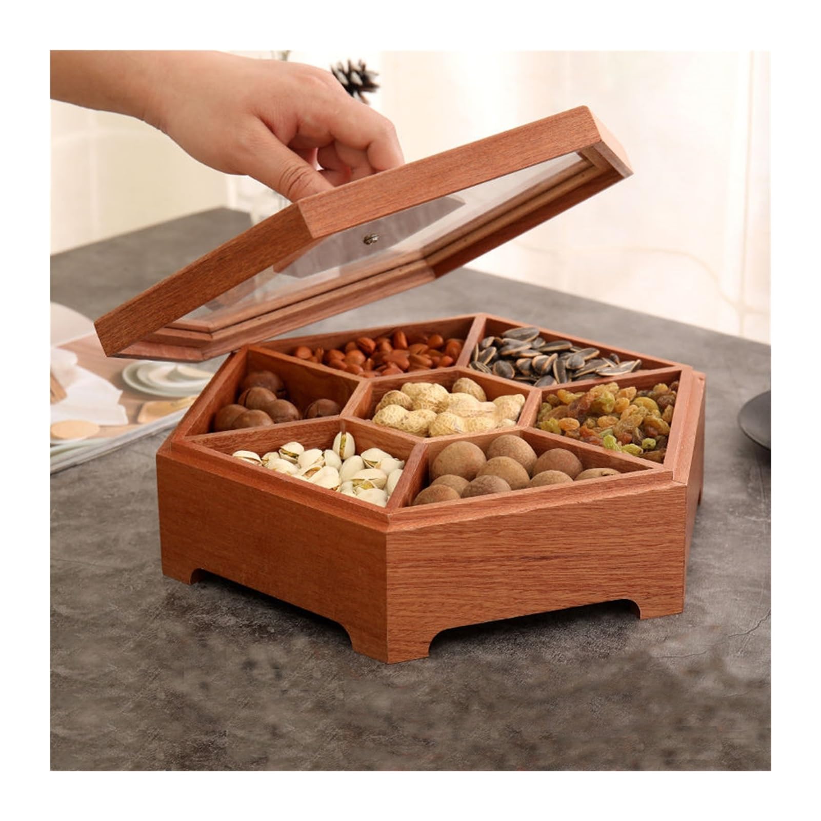 16 Large Grids Drawer Organzier Box with Dividers, Removable Divided Plastic Container Storage with Lid, Storage Organizer for for Beads Crafts Jewelry Fishing Tackles,Clear Dresser Drawer Organizers