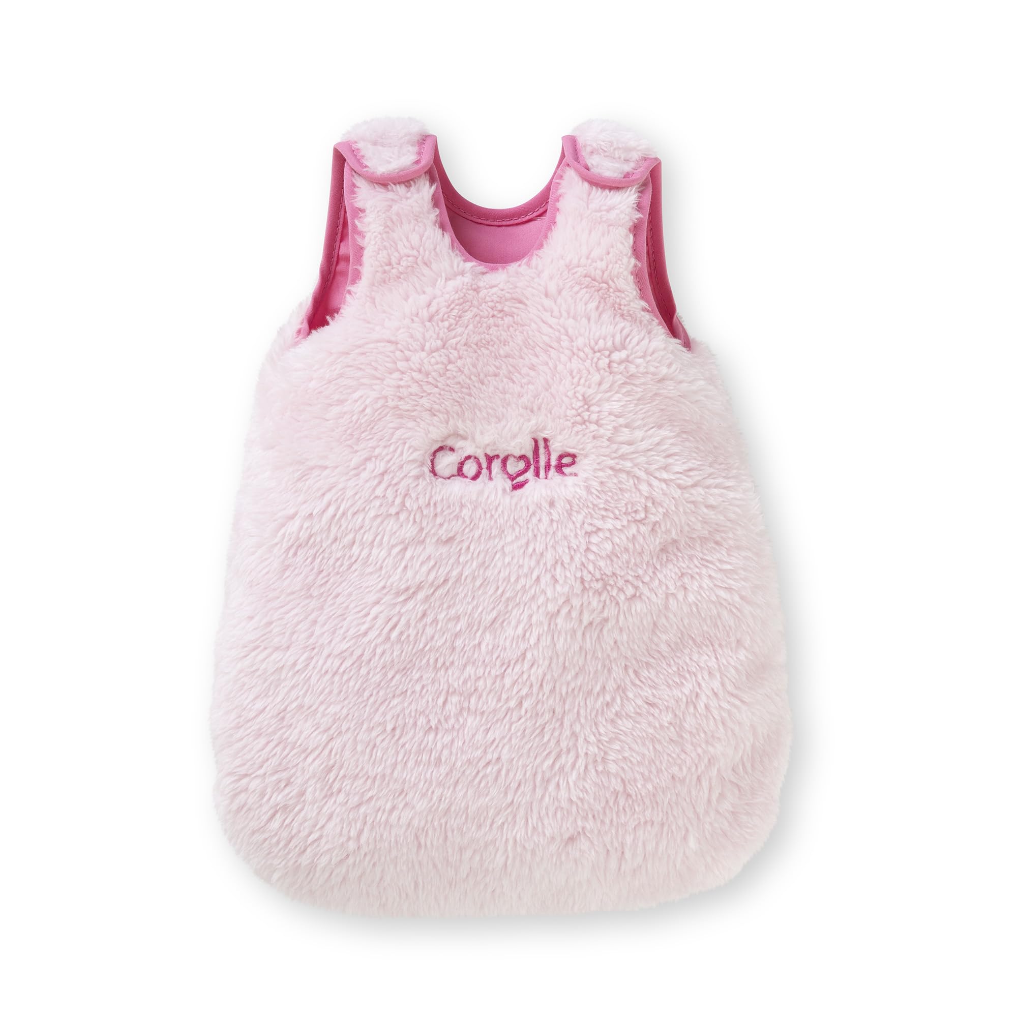 Corolle - 9000111150 Pink Plush Sleeping Bag for 30 cm Dolls from 18 Months