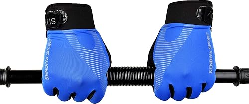 Miniatura 7 de YHT Guantes de entrenamiento, protección completa de la palma y agarre extra, guantes de gimnasio, pesca y esgrima para levantamiento de pesas,