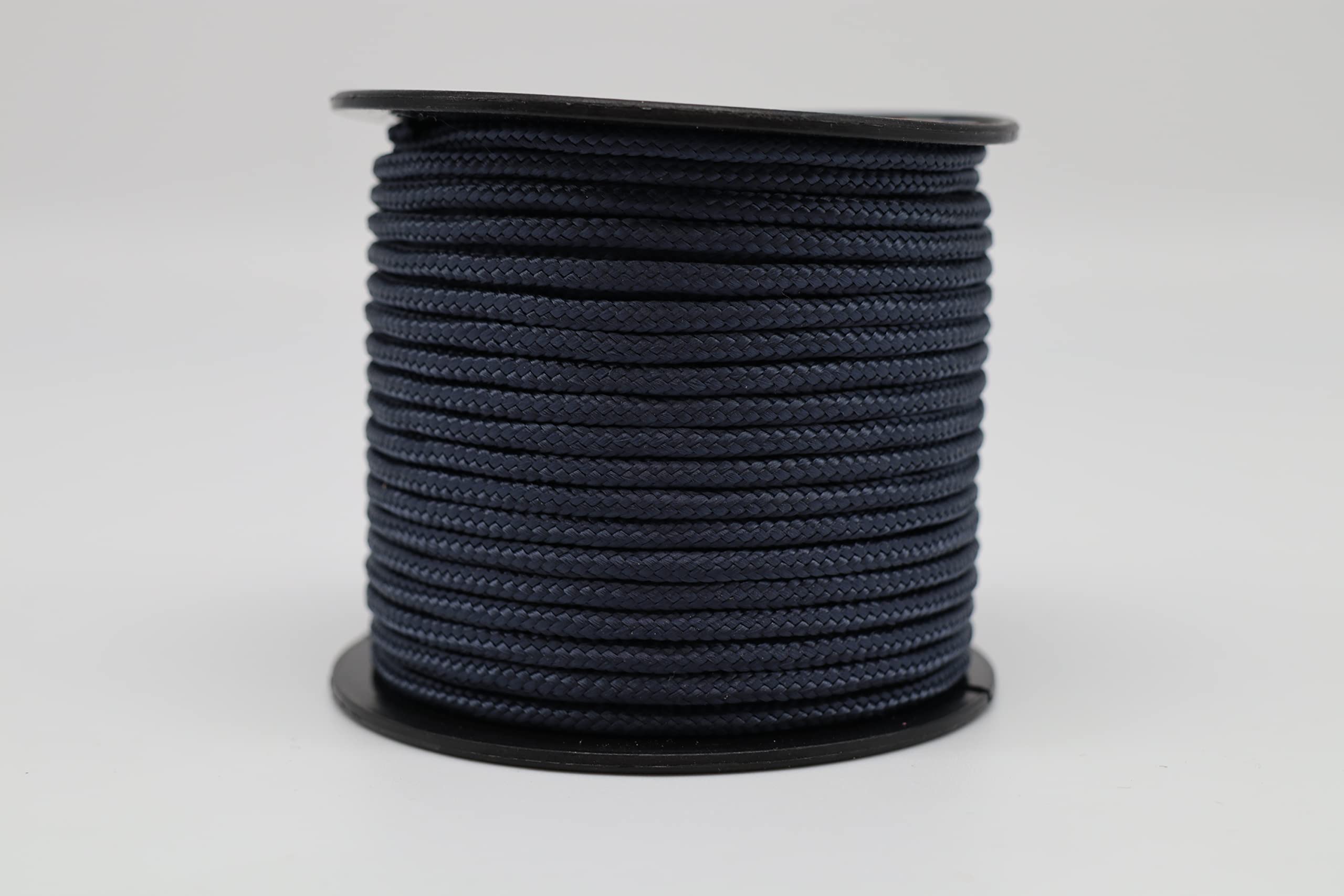 Rota Marine Navy 3Mm 19Mt Mini Reels Polyester Braided Rope Boat Tent Kayak Mini Spools (Navy)