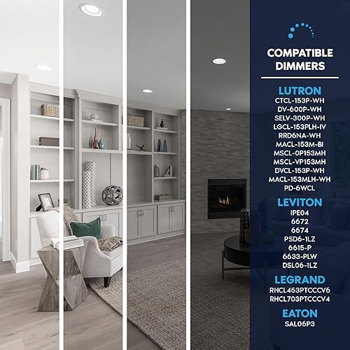 Miniatura 4 de Luxrite LR31823 - Bombilla LED BR40 de 14 vatios equivalente a 85 W regulable blanco frío 4100 K 1100 lúmenes base E26 certificación UL