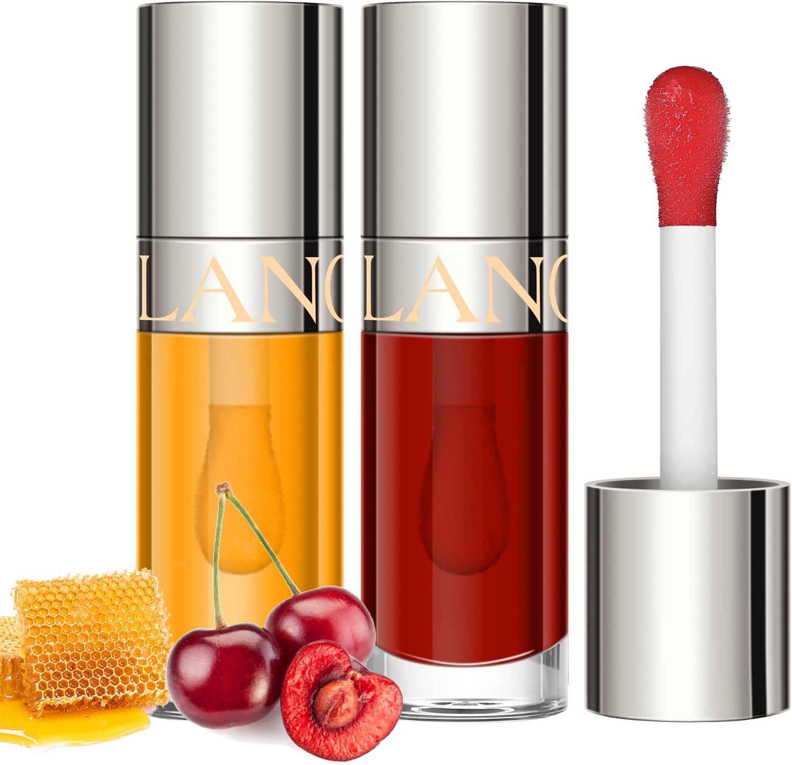 KAB Lip Oils for Hydrating Lips NonSticky, Tinted Lip