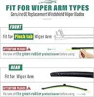 Vista 249 de 26" 20" 16" Windshield Wiper Blades Replacement for Dodge Grand Caravan 2008-2020 / Chrysler Town & Country 2008-2016 Premium All Weather Front Rear