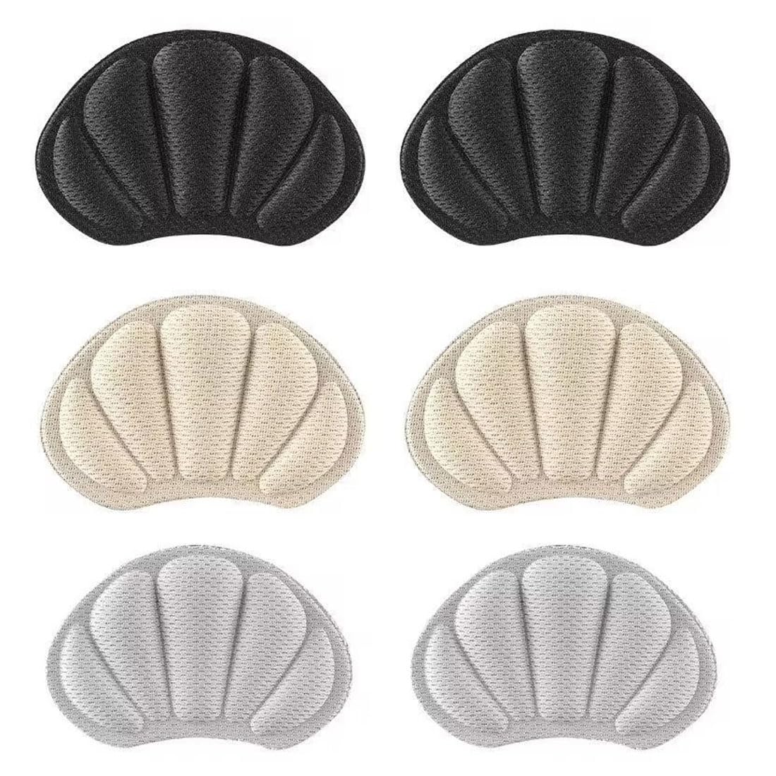 Coussinets Talon Autocollants - Lot De 3 Paires (noir, Gris, Nude) - Protection Contre Les Frottements - Pour Talons, Baskets, Bottes